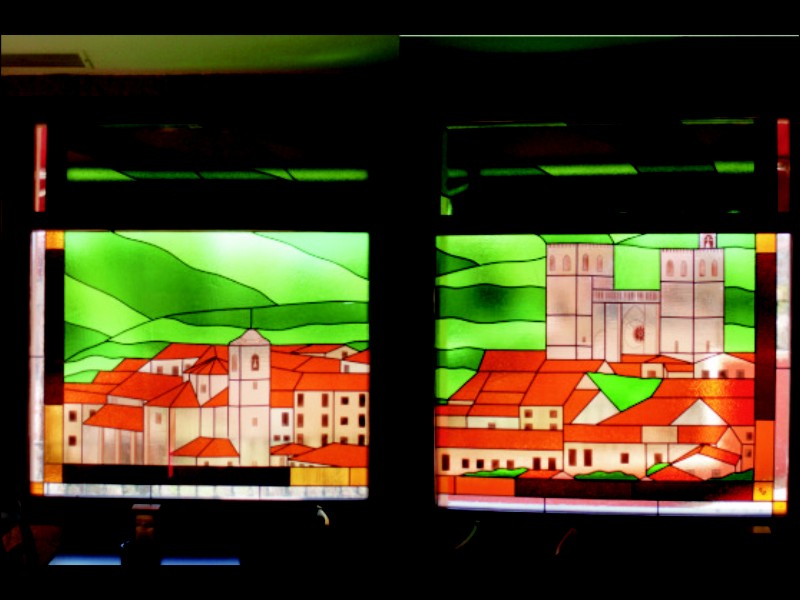 Vidriera emplomada de Sigüenza